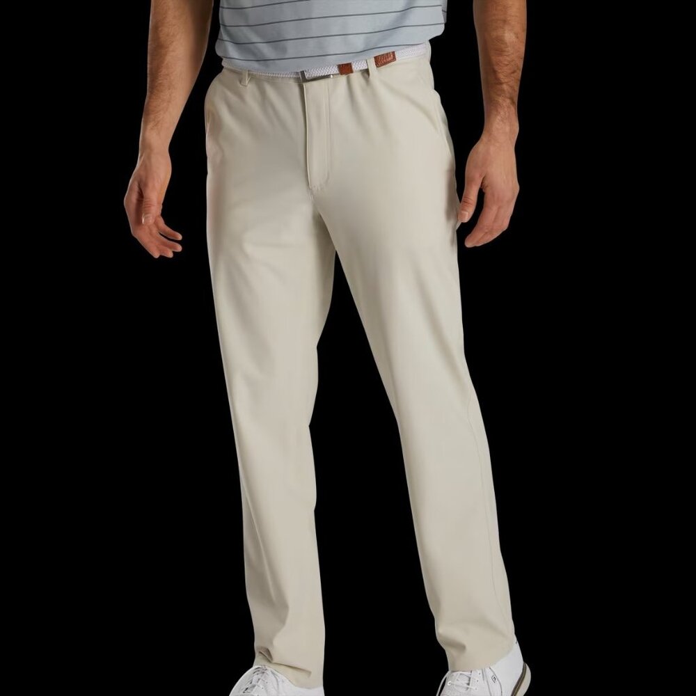 Men’s Footjoy Performance Knit Golf Pants Size W30/L30 Stone Color